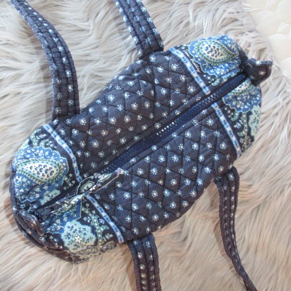 Vera Bradley Navy Floral Shoulder Bag - Picture 4 of 10